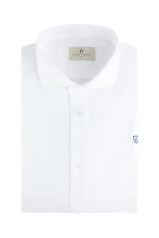 Camisa slim - Branco - Branco