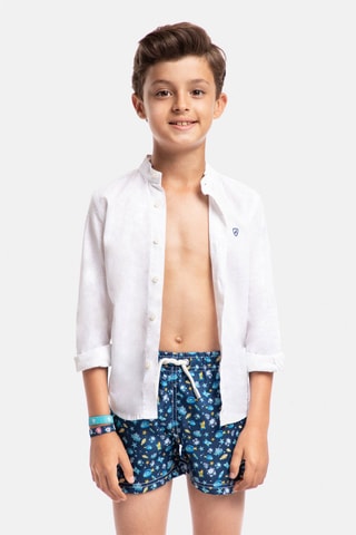 Short de bain - Bleu marine