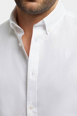 Chemise regular en coton biologique - Blanc