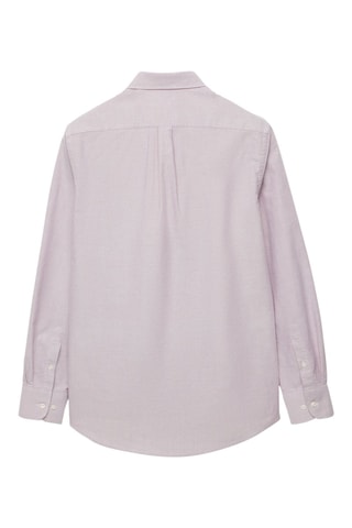 Chemise regular en coton biologique - Rouge
