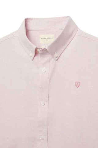Chemise regular en coton biologique - Corail
