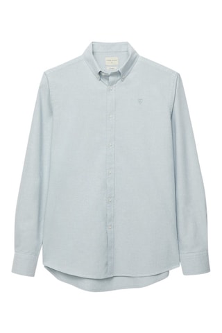 Chemise regular en coton biologique - Vert