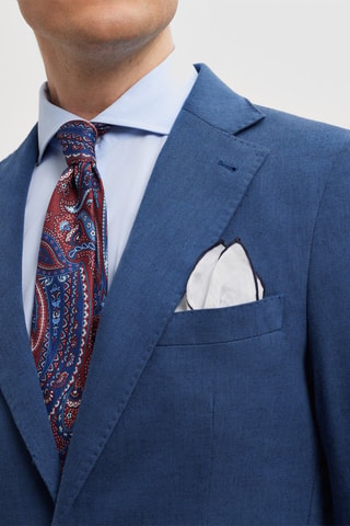 Veste en lin - Bleu marine