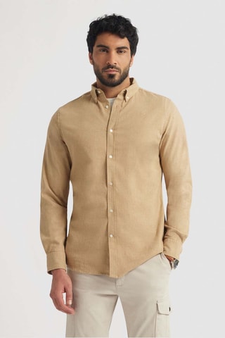Chemise regular - Beige