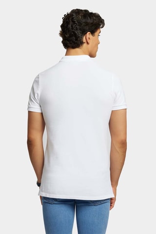 Polo regular - Blanc