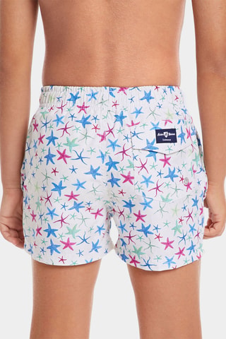 Short de bain - Blanc