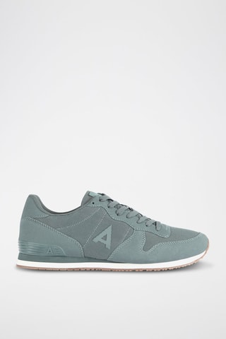 Baskets en nubuck - Bleu