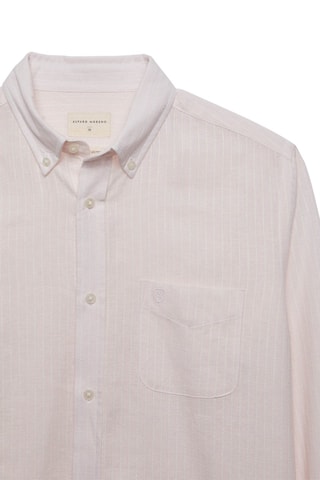 Chemise regular en lin - Rose