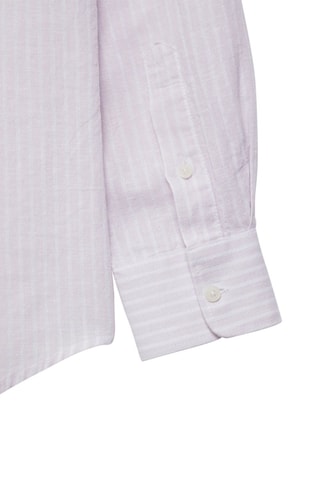 Chemise regular en lin - Rose