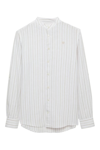 Chemise regular en lin - Beige