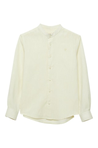 Chemise en lin - Jaune