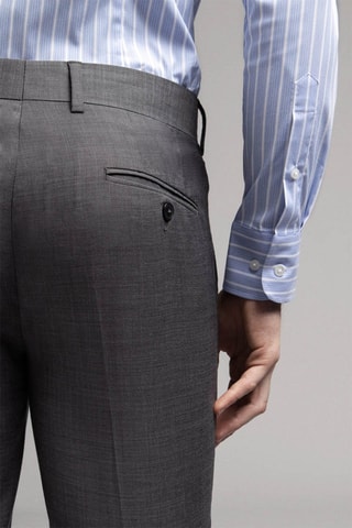 Pantalon de costume slim - Gris
