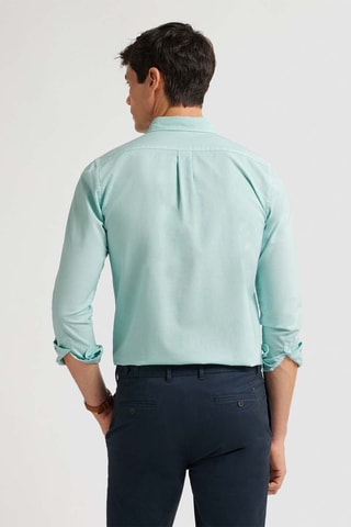 Chemise regular en coton biologique - Bleu clair
