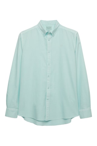 Chemise regular en coton biologique - Bleu clair