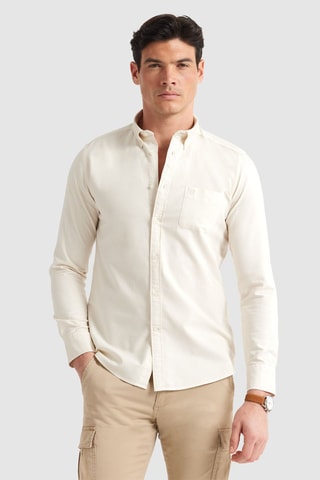Chemise regular - Écru