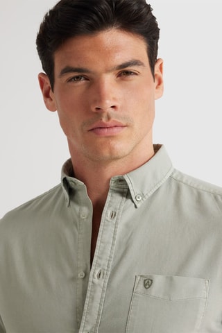 Chemise regular - Vert