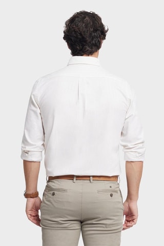 Chemise regular en coton biologique - Jaune