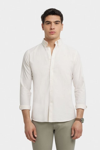 Chemise regular - Jaune
