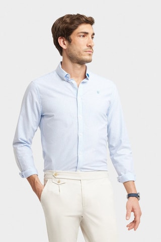 Chemise regular - Bleu