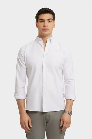 Chemise regular - Beige