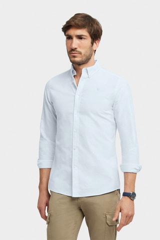 Chemise regular - Bleu