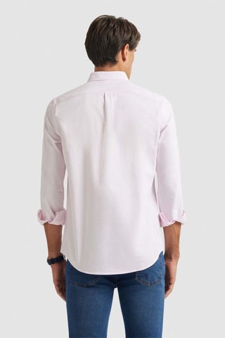 Chemise regular en coton biologique - Rose