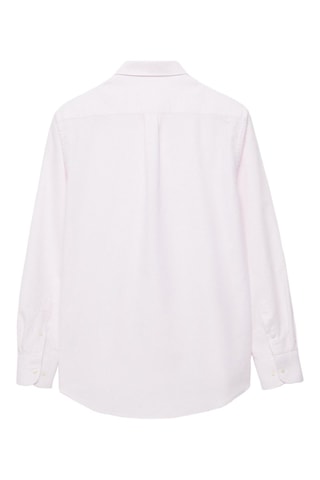 Chemise regular en coton biologique - Rose