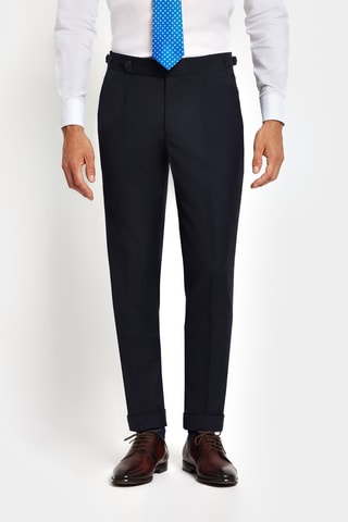 Pantalon en laine - Bleu