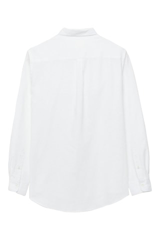 Chemise regular en lin - Blanc