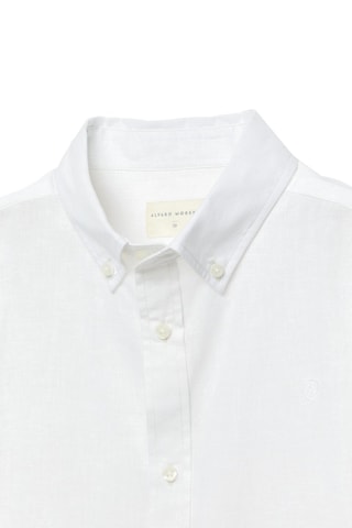 Chemise regular en lin - Blanc
