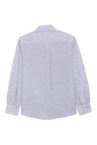 Chemise en lin - Bleu