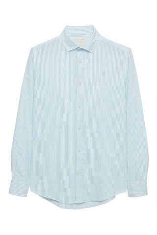 Chemise regular en lin - Bleu clair