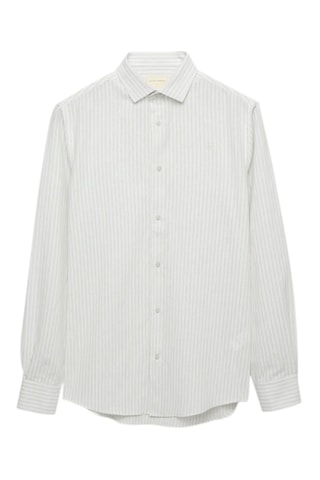Chemise regular en lin - Beige