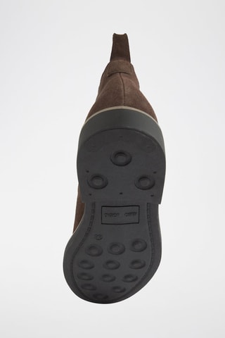 Bottines Chelsea en nubuck - Marron