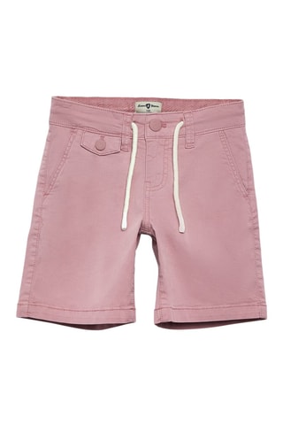 Bermuda en coton biologique - Rouge