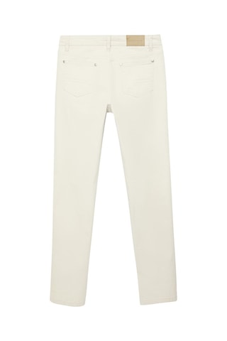 Pantalon slim - Écru