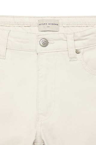 Pantalon slim - Écru