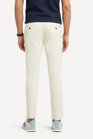 Pantalon slim - Écru