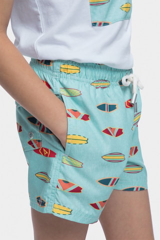 Short de bain - Bleu clair