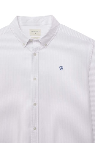 Chemise regular en coton biologique - Gris