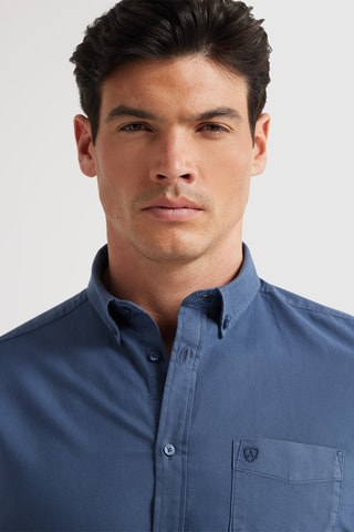 Chemise regular - Bleu