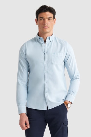 Chemise regular - Bleu