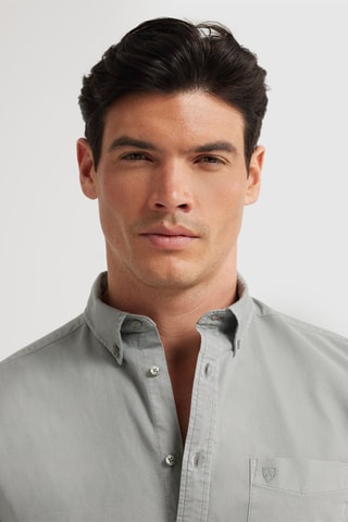 Chemise regular - Gris