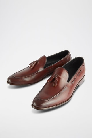 Mocassins en cuir - Marron