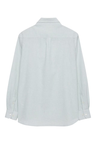 Chemise regular en lin - Vert