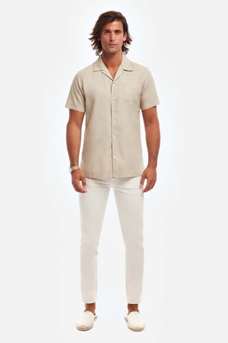 Chemise en lin - Beige