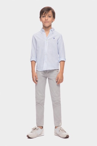Chemise en lin - Bleu