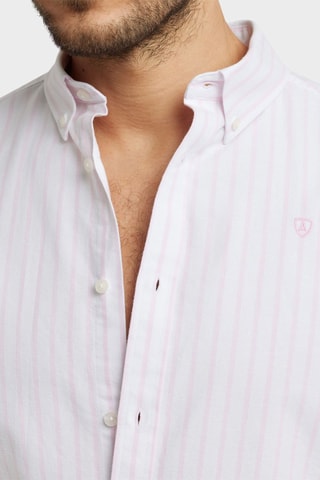 Chemise regular en coton biologique - Rose