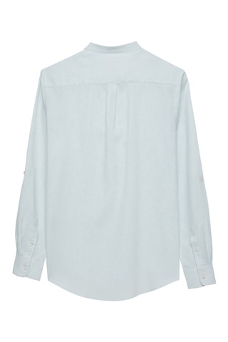 Chemise regular en lin - Vert