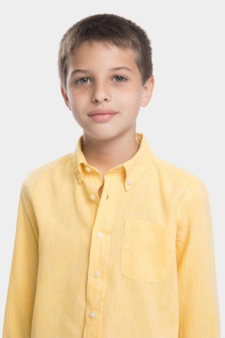 Chemise en lin - Jaune
